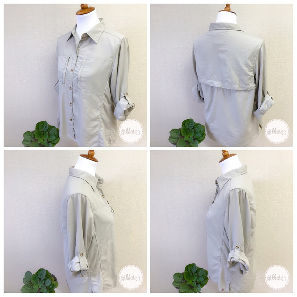 Alpine Design Khaki Outdoor Performance Shirt - Picture 5 of 8